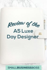 A5 Luxe Day Planner