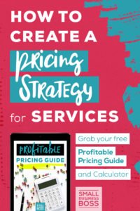 Pricing strategy for services