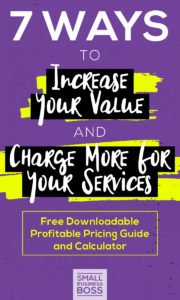 Charge more for your services