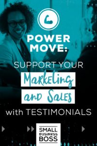 Support your marketing and sales with testimonials