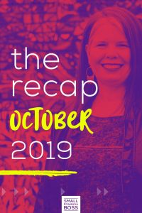 Recap October 2019