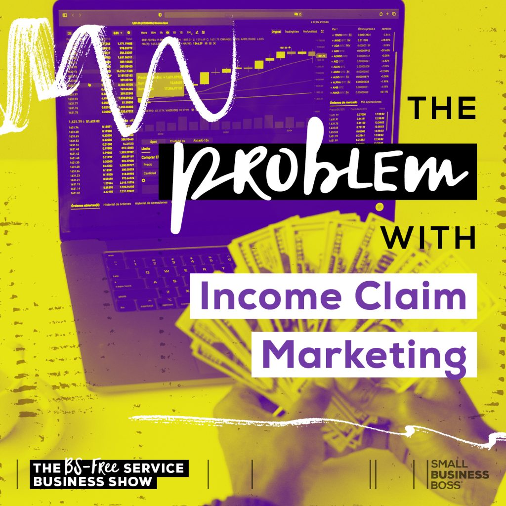 income claim marketing