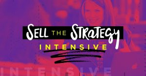 Sell the strategy intensive image