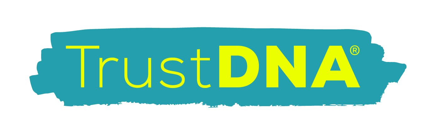 TrustDNA Wordmark w Background